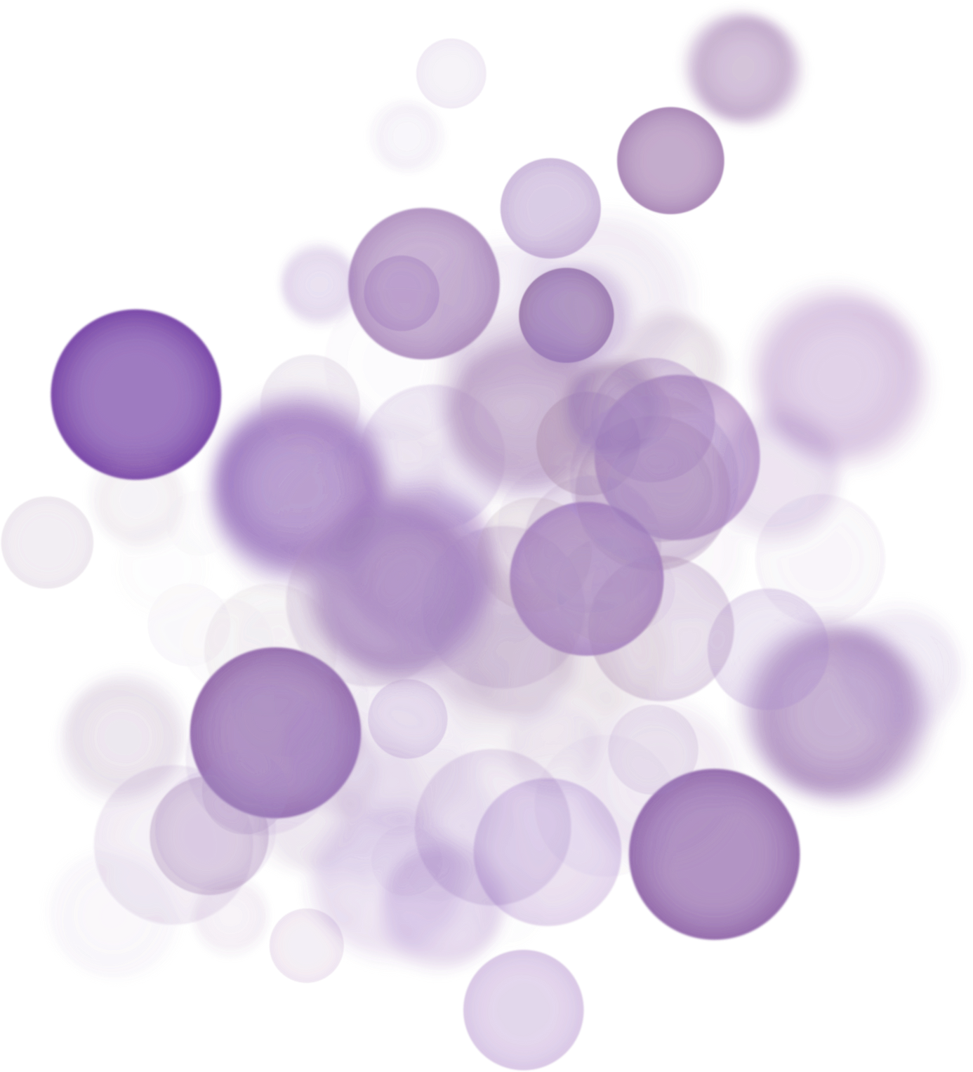 Purple Bokeh Overlay